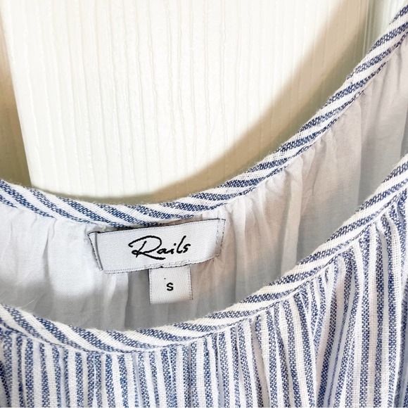 Rails Blue, Green, and Cream Midi Dress - Picture 9 of 11